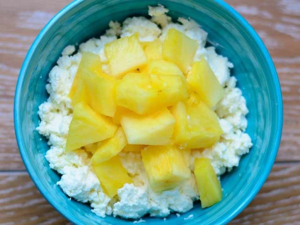 Cottage Cheese with Pineapple